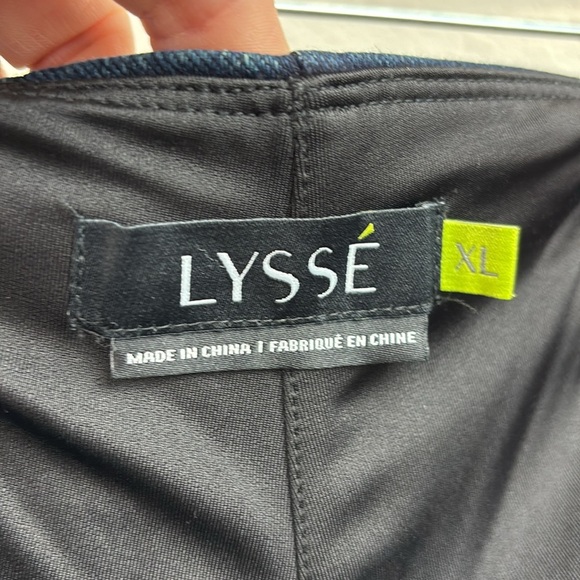 Lysse slimming blue denim pull on Skinny Pants with cuff & zipper at ankles - Picture 8 of 8